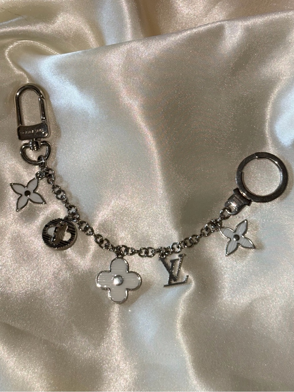 Authentic LV Fleur D Epi Bag Charm and Key Holder - Picture 4 of 5